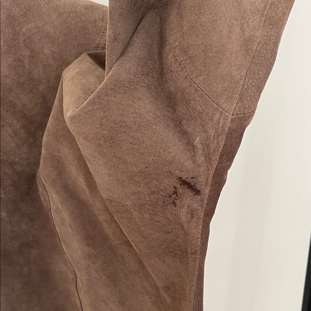 Vintage Brown Suede Men's Coat Laurice Brand - Picture 8 of 10
